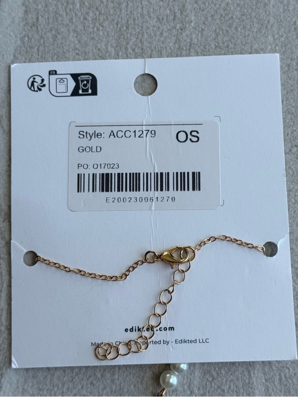 Edikted Hand Chain - Picture 7 of 7